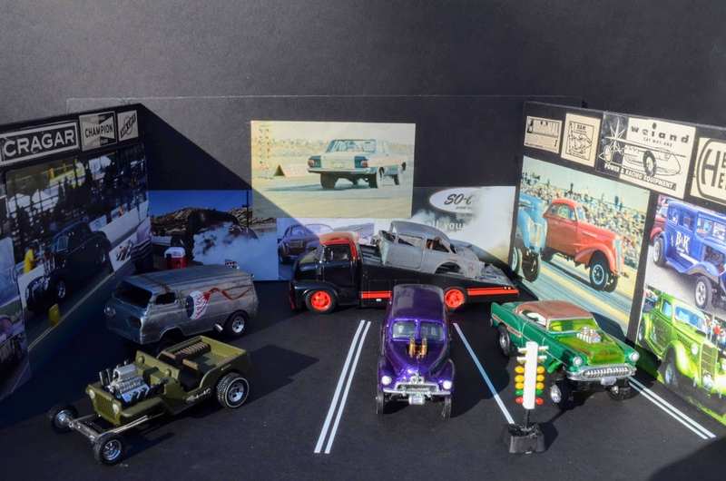 Illustration for article titled 1/64 SEMA booth finished.